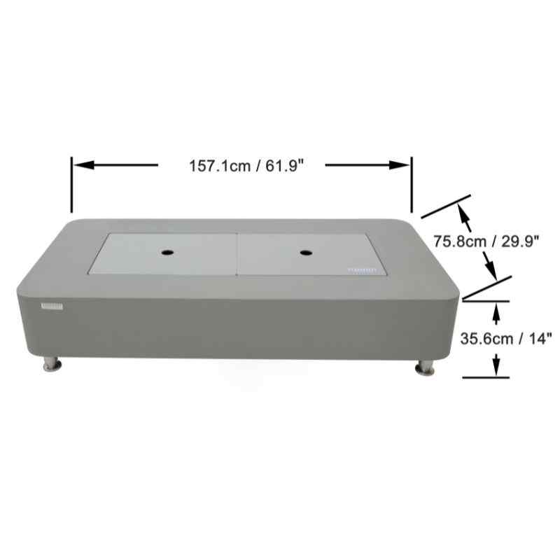 Elementi Sydney ethanol fire Pit Space Grey Specification