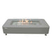 Elementi Sydney ethanol fire Pit Space Grey full set up silo