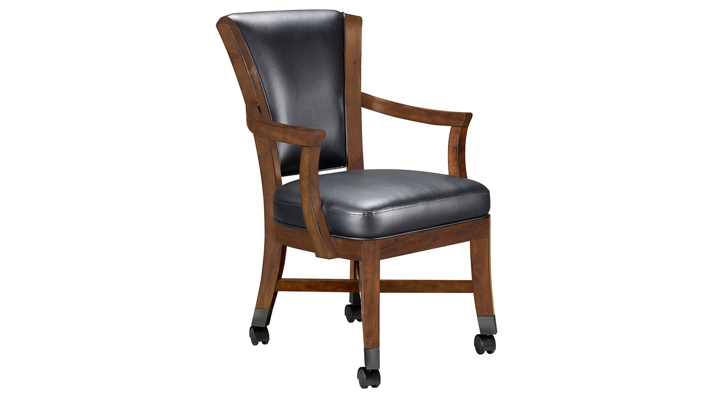 Legacy Billiards Elite Caster Game Chair - Rustic Series - 102433
