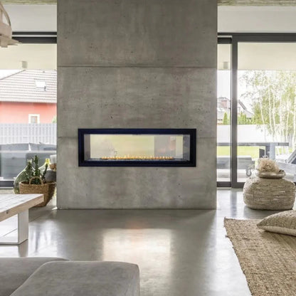 Empire Boulevard 48" See Through Vent Free Linear Gas Fireplace - VFLB48SP90N