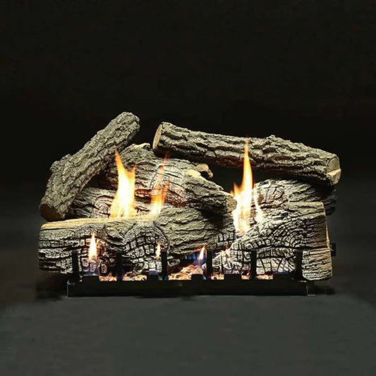 Empire Super Stacked Wildwood Vent Free Gas Log Set -  LS18WRS, VFSM18LP