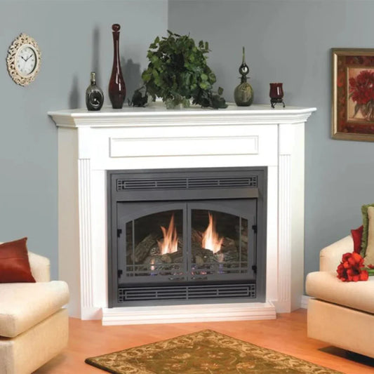 Empire Breckenridge Deluxe 32" Vent Free Firebox with Louvers - Empire Breckenridge Deluxe 32" Vent Free Firebox with Louvers - VFD32FB0L