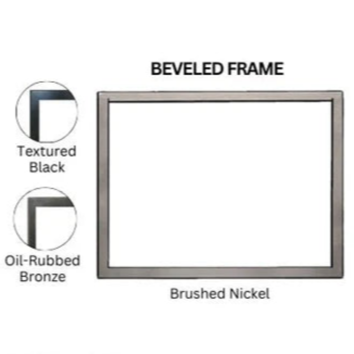 Forged Iron Fronts & Insets for Empire Rushmore Direct Vent Insert