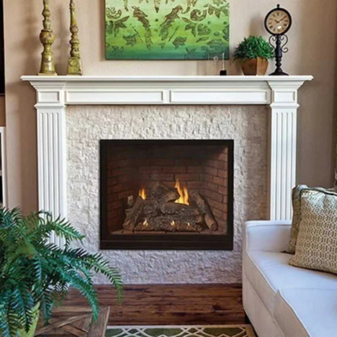 Empire Tahoe Luxury 36" Clean Face Direct Vent Gas Fireplace | DVCX36FP - DVCX36FP30N