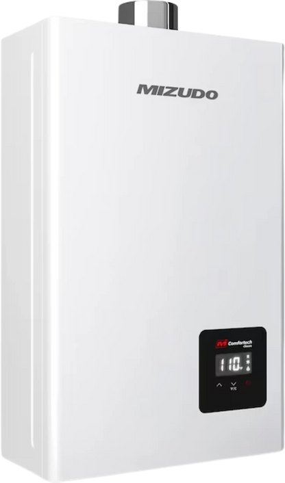 Mizudo 4.3 GPM Tankless Water Heater Indoor Natural Gas 100,000 BTU 120V New - FDG-CS100W-NG