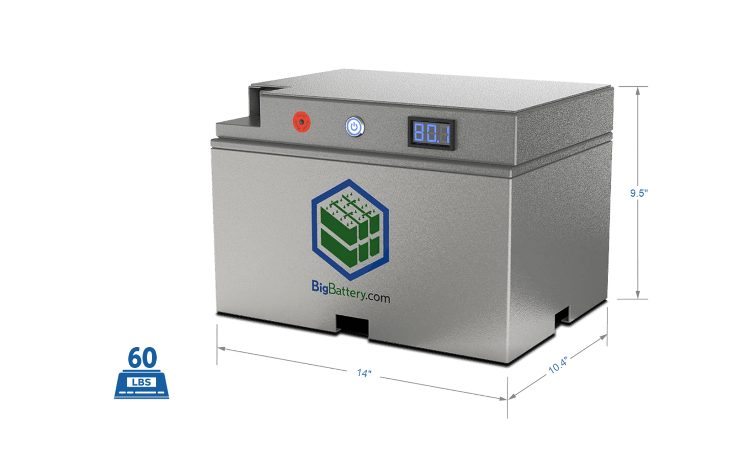 Big Battery 48V 2X FALCON ELITE KIT – LiFePO4 – 122Ah – 6.12kWh - K0694