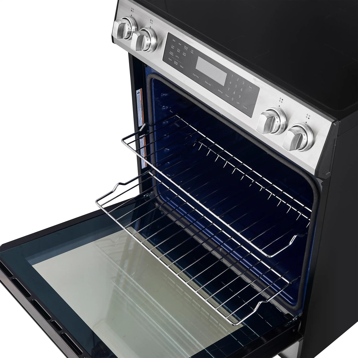 Forno 5-Piece Appliance Package - 30-Inch Induction Range, Under Cabinet Range Hood, Refrigerator with Water Dispenser, Dishwasher, and 30-Inch Microwave Oven in Stainless Steel - APW5-905-30-MWO30