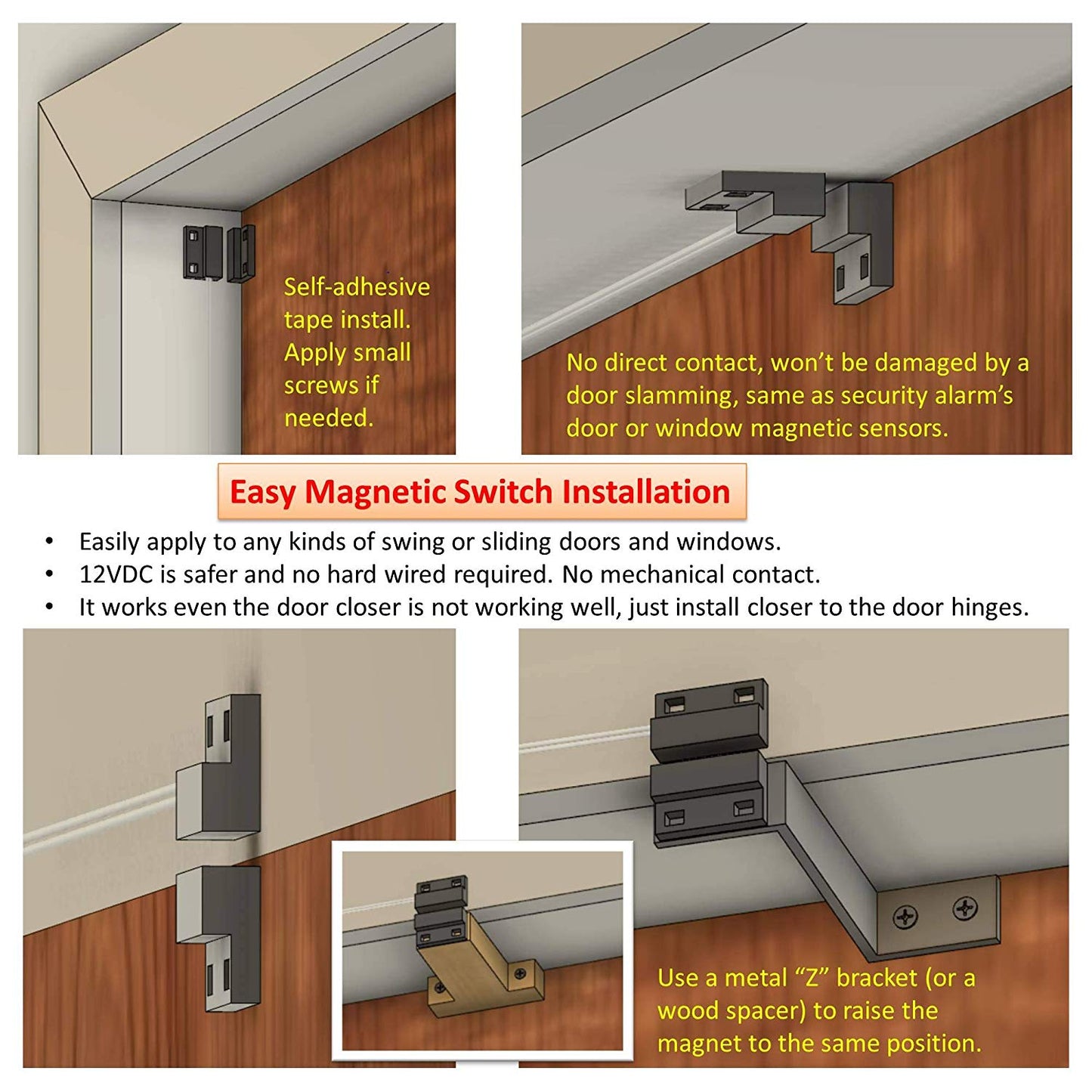 AWOCO Super Power Air Curtain ETL 120V Unheated w/Magnetic Switch by Awoco - FM1509-ETL