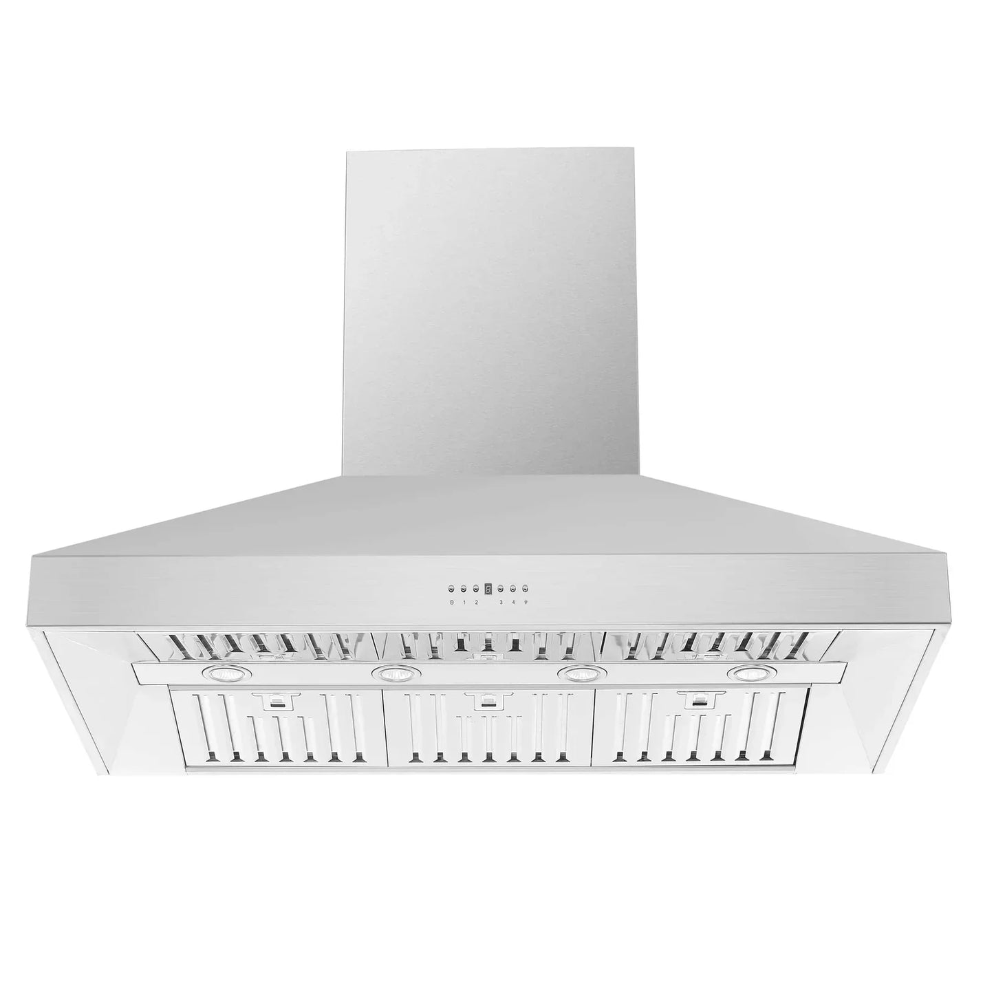 Forno 2-Piece Appliance Package - 48-Inch Dual Fuel Range & Wall Mount Hood in Stainless Stee - AP2-6156-48l