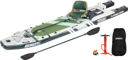 Sea Eagle FS1210K_ST 12'10" FishSUP 1210 Inflatable Fishing Stand-Up Paddleboard Start Up Package New - FS1210K_ST