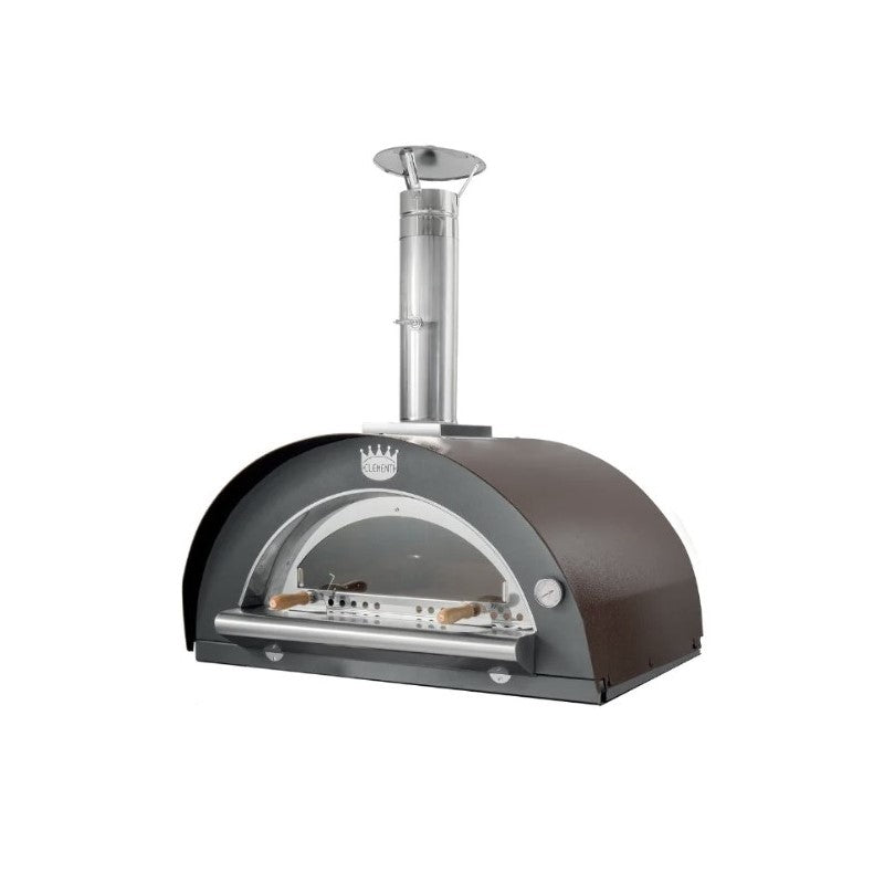 Family Wood-Burning Pizza Oven - Copper - Glass Door