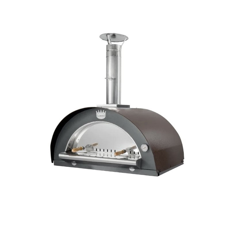Family Wood-Burning Pizza Oven - Copper - Stainless Door