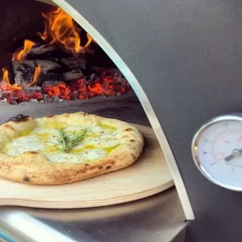 Family Gas Fired Pizza Oven-Temperature