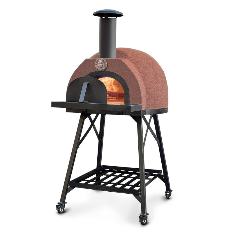 Fiero Casa Orto One Brick Wood-Fired Pizza Oven in Coral