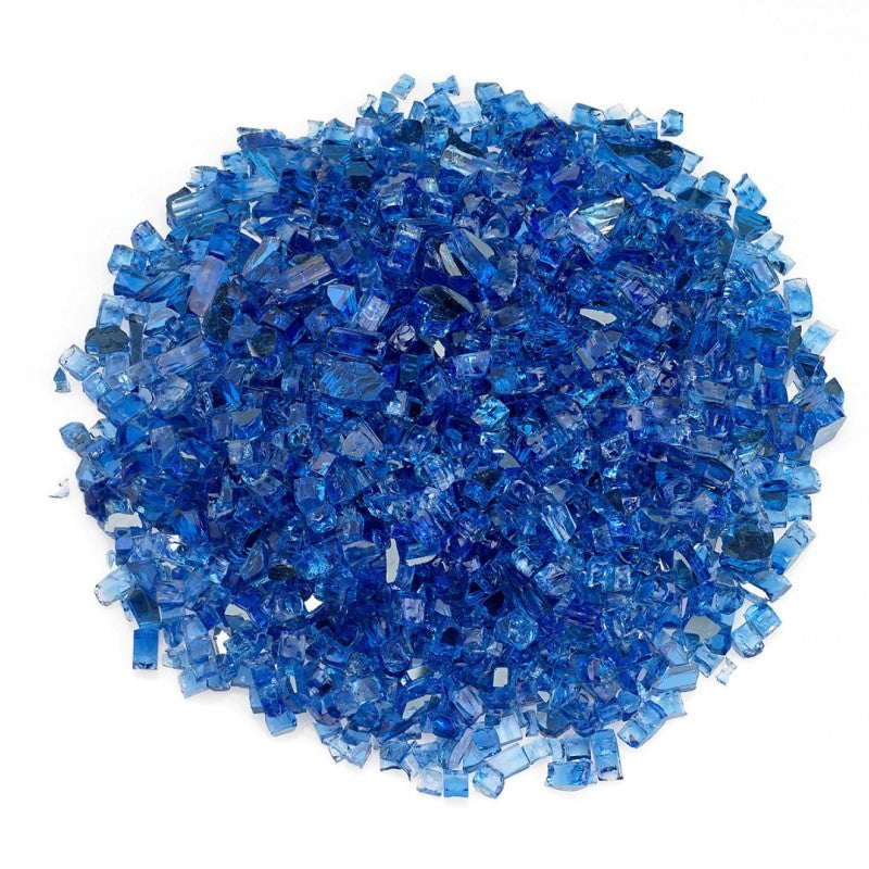 Fire Glass Caribbean Blue