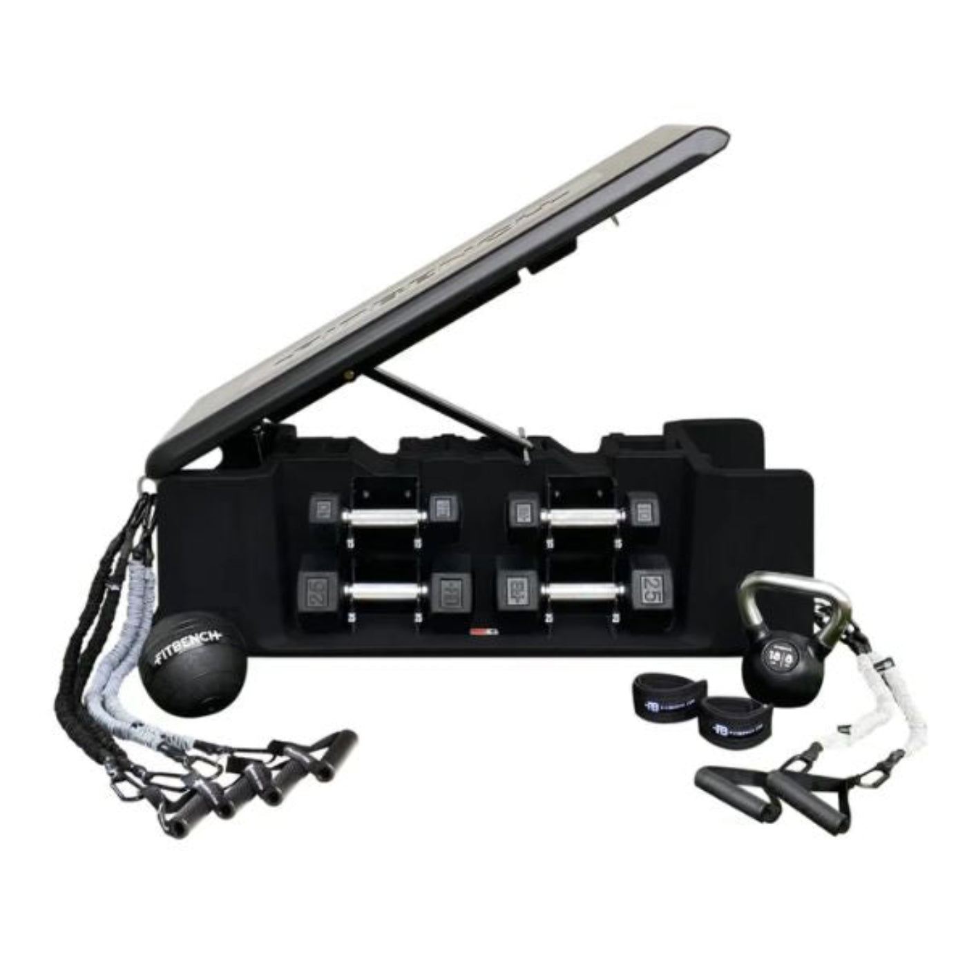 Dynamic FitBench Free - All In One Bench With Weights and Storage - FBF90BB1-FREE_CLASSIC