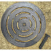 Flat Round Log Grate