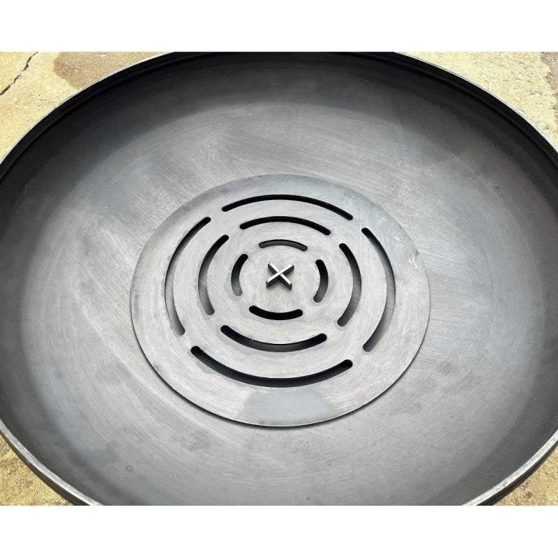 Flat Round Log Grate on Bowl 2