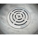 Flat Round Log Grate on Bowl