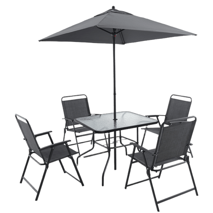 Chery Industrial Sling Folding Dining Set - AOTOFFDS00001