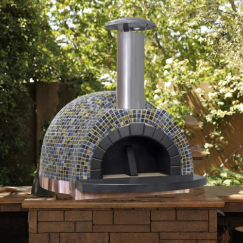 Forno Piombo Tiled Santino 70 Outdoor Pizza Oven Countertop