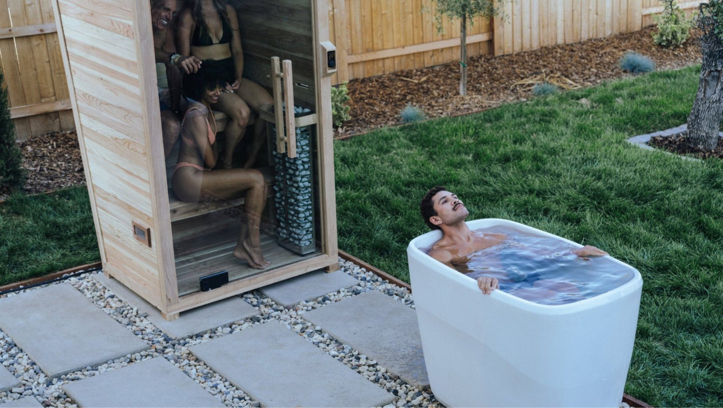 Plunge Contrast Therapy Bundle: Plunge Pod + The Sauna Mini - POD-MINI-SAUNA-BNDL