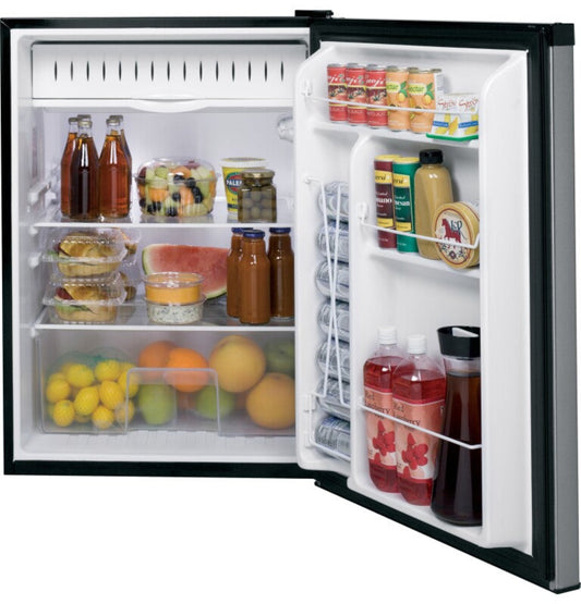 GE Appliances Compact Refrigerator Stainless Steel - GCE06GSHSB