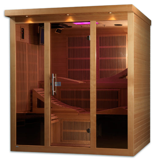 Golden Designs "Monaco" Near Zero EMF Far IR Sauna  - GDI-6996-01