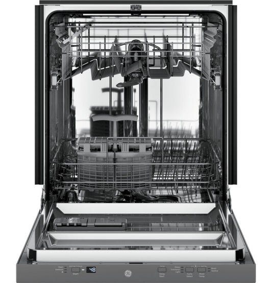 GE Appliances  ADA Compliant Stainless Steel Interior Dishwasher with Sanitize Cycle - GDT226SSLSS