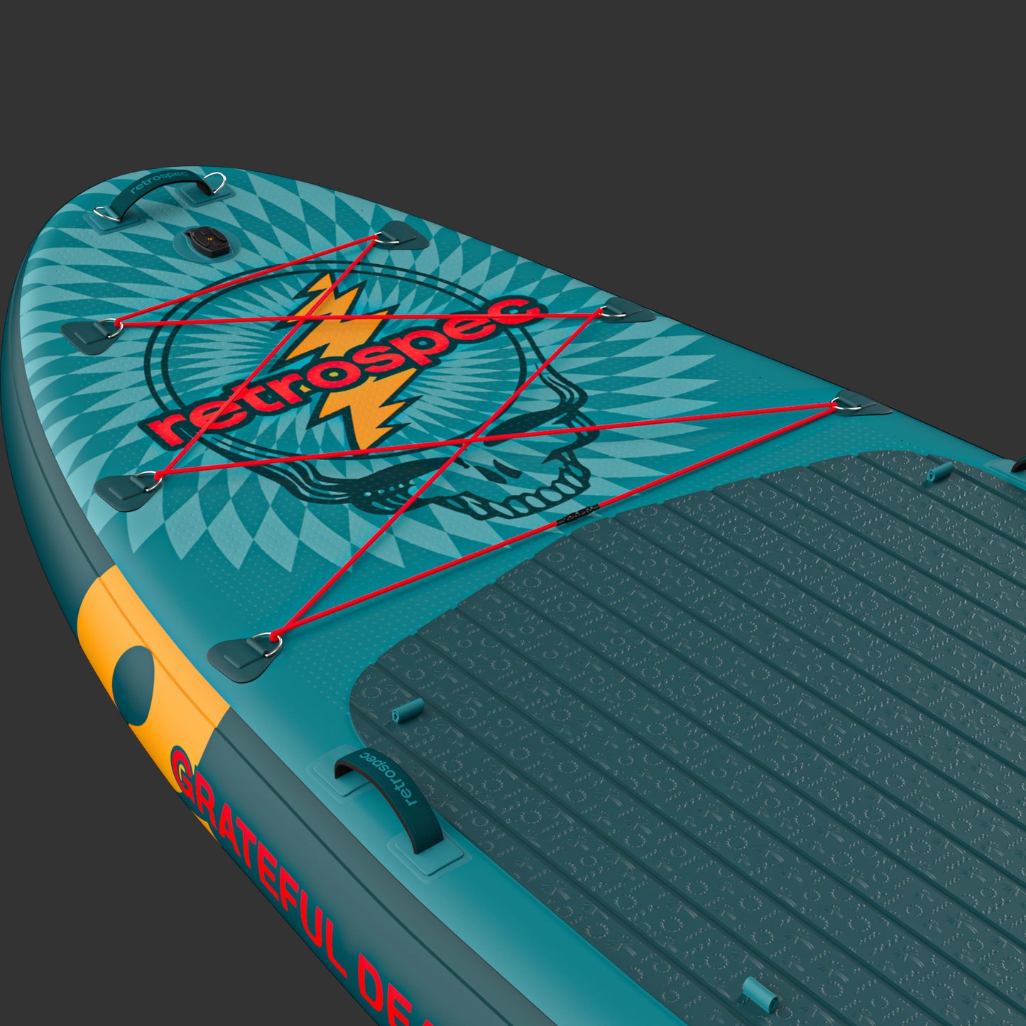 Retrospec Weekender Crew Multi-Person Inflatable Stand Up Paddle Board 12’ - 6626