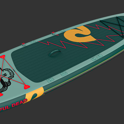 Retrospec Grateful Dead Weekender Plus Inflatable Stand Up Paddle Board Kayak Hybrid 10'6" - 6513