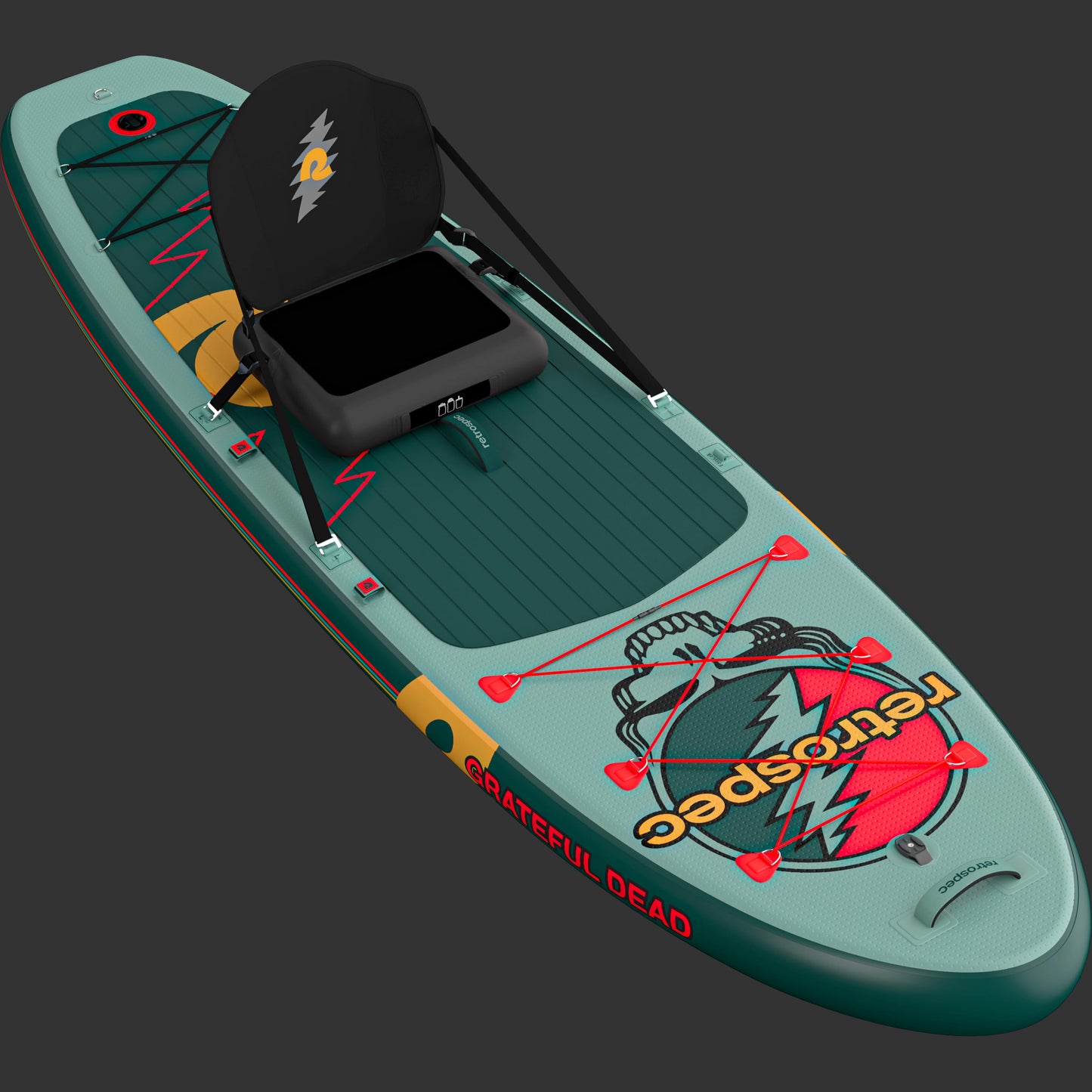 Retrospec Weekender Plus Inflatable Stand Up Paddle Board Kayak Hybrid 10'6" - 6621