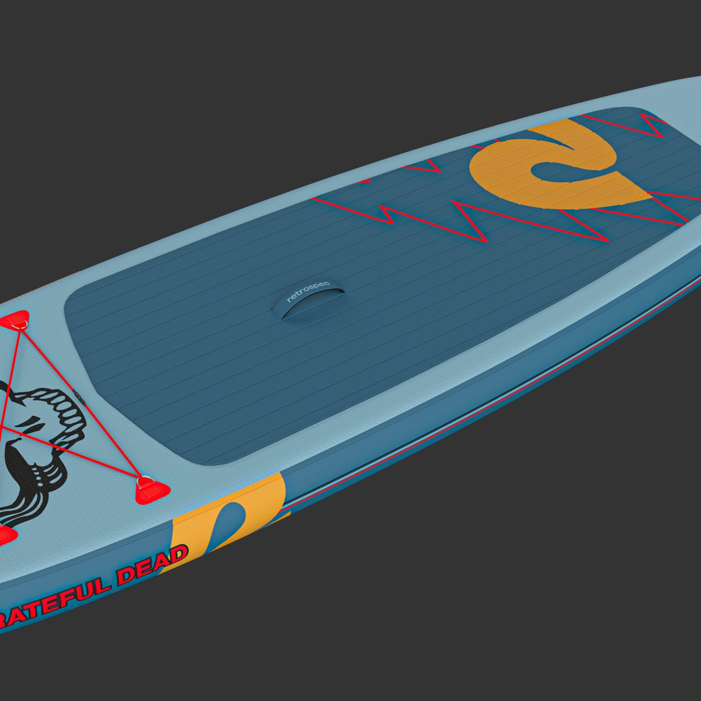 Retrospec Grateful Dead Weekender Inflatable Stand Up Paddle Board 10’6” - 6511