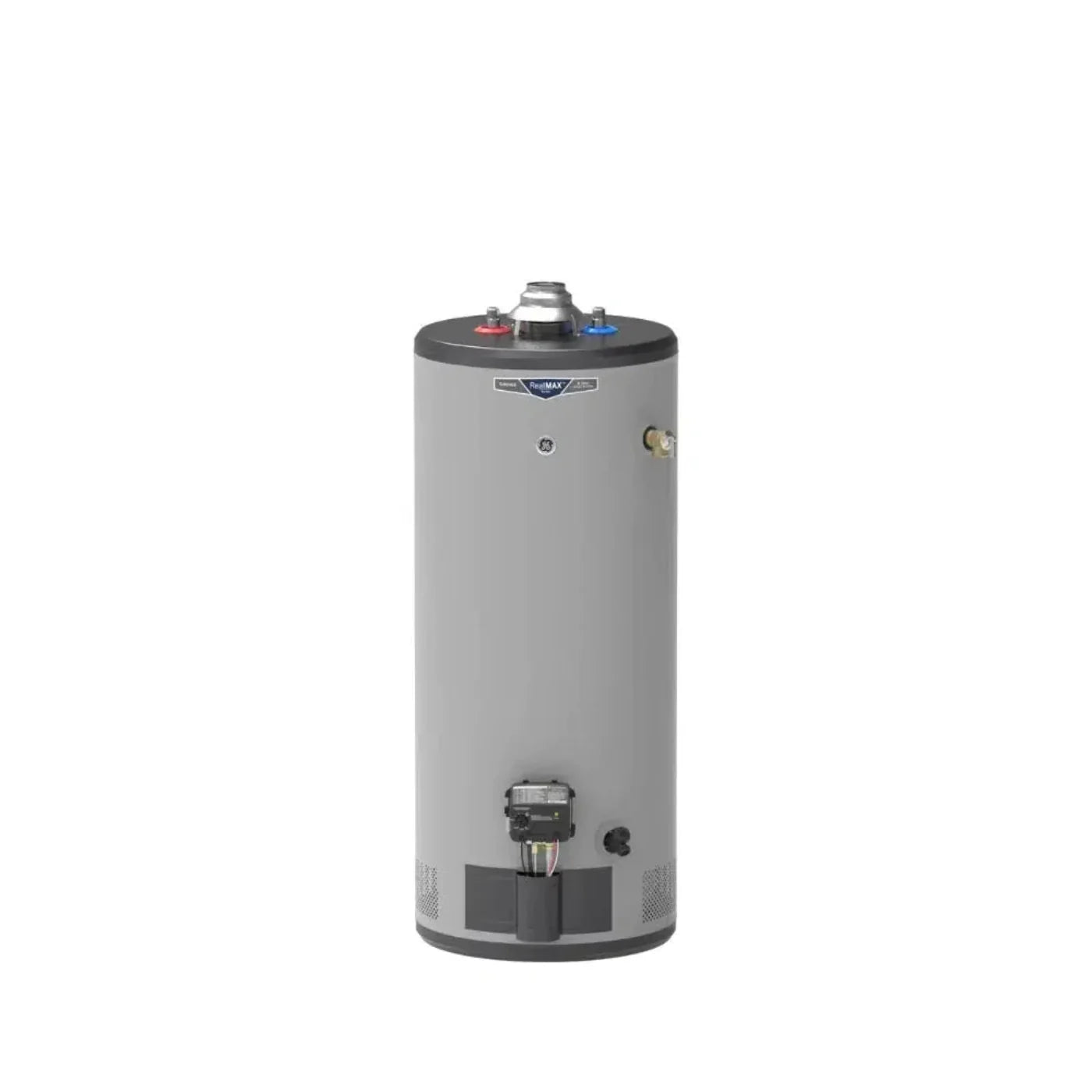 GE RealMAX Atmospheric 30 Gallon Capacity 34,000 BTU Heating Input Short Natural Gas Water Heater