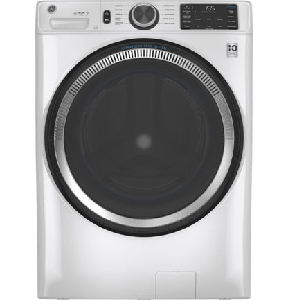 GE Appliances  4.8 cu. ft. Capacity Smart Front Load Washer with UltraFresh Vent System with OdorBlock and Sanitize w/Oxi White - GFW550SSNWW