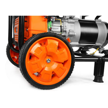 WEN GN5600 5,600-Watt Portable Generator with Wheel Kit, 224cc, Transfer-Switch, and RV-Ready - GN5600