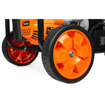 WEN GN5602X 5,600-Watt Portable Generator with Wheel Kit, Electric Start, 224cc, Transfer-Switch, RV-Ready, and CO Watchdog - GN5602X