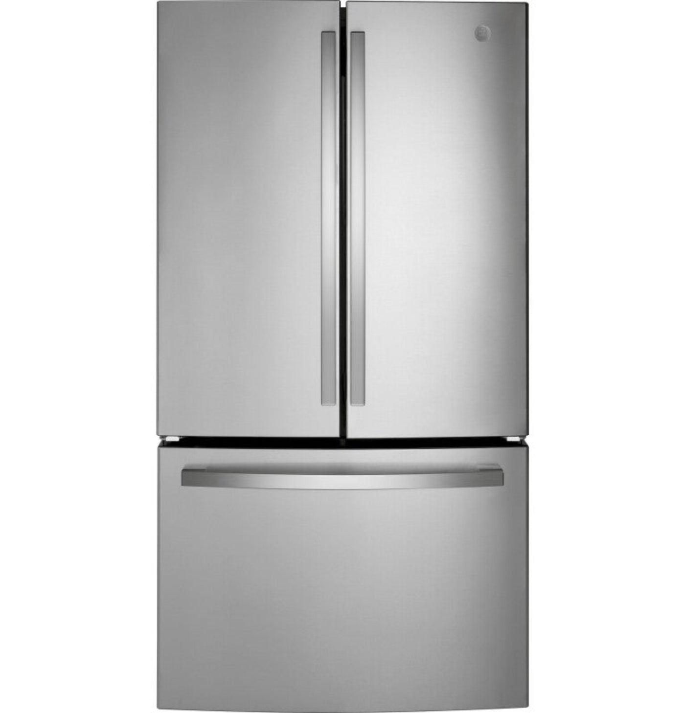 GE Appliances 27.0 Cu. Ft. Fingerprint Resistant French-Door Fingerprint Resistant Stainless Steel - GNE27JYMFS