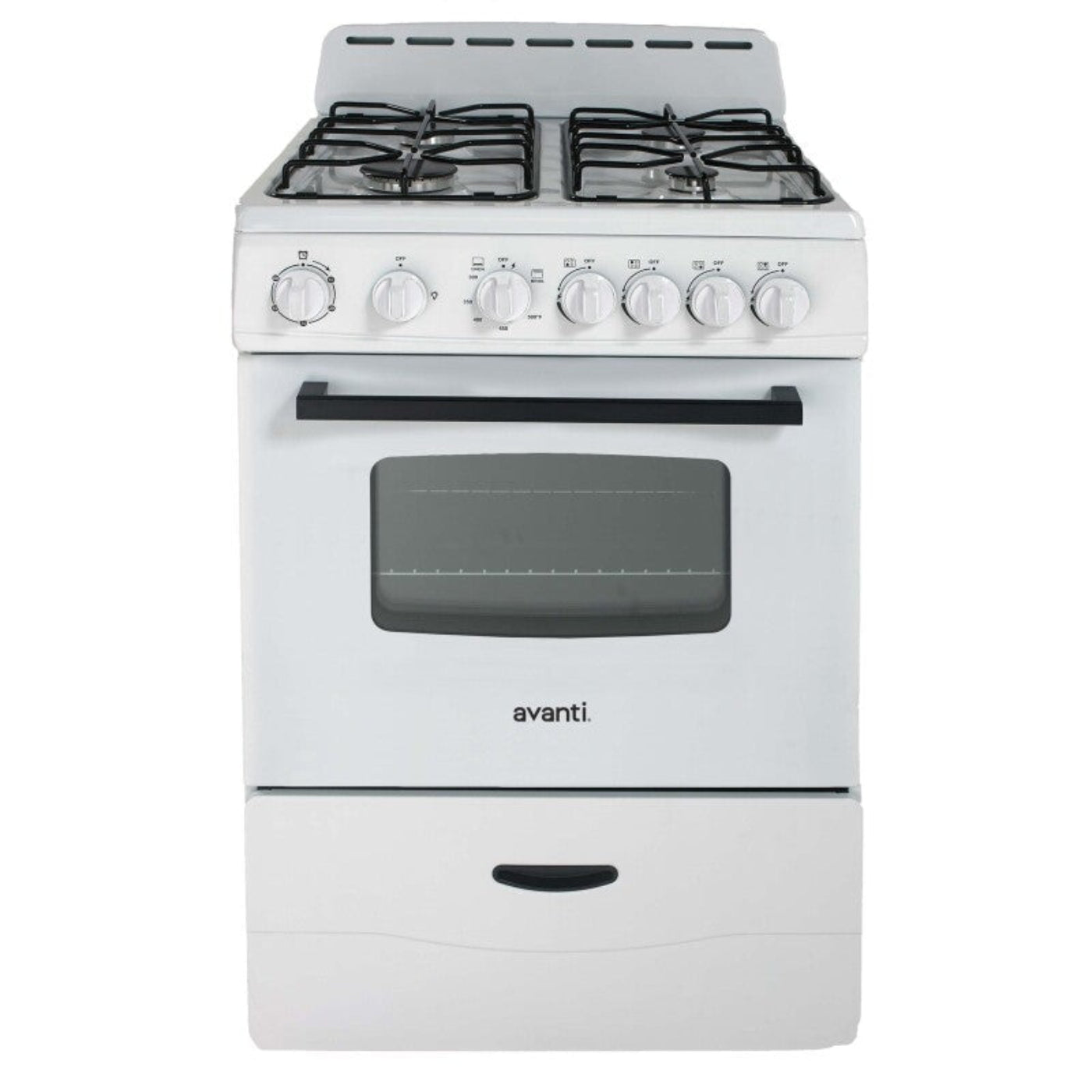 Avanti 24" Compact Gas Range Oven Stainless Steel - GR2416CSS
