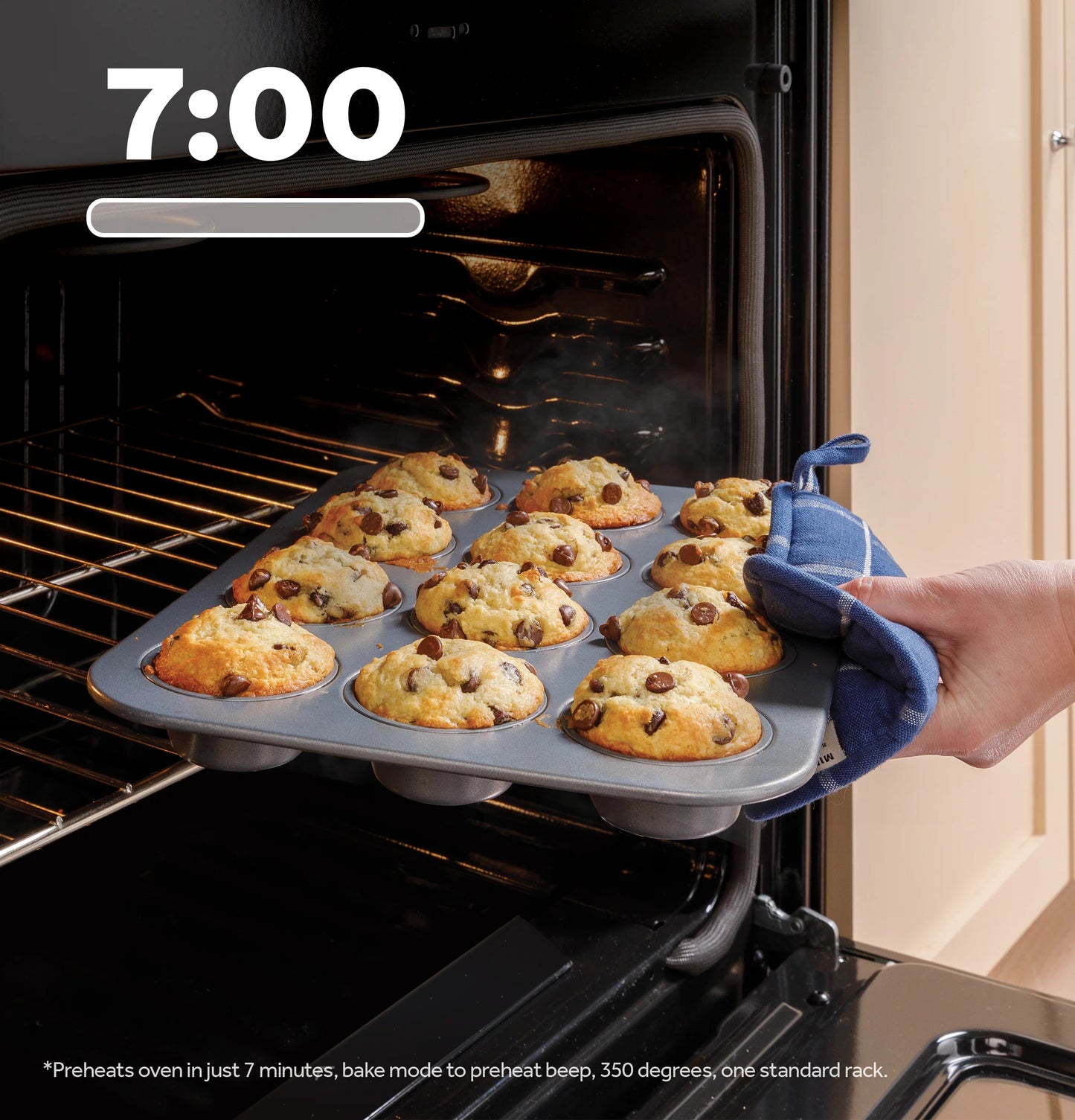 GRF600AVSS 30" Free-Standing Electric Convection Range with No Preheat Air Fry and EasyWash Oven Tray Stainless Steel