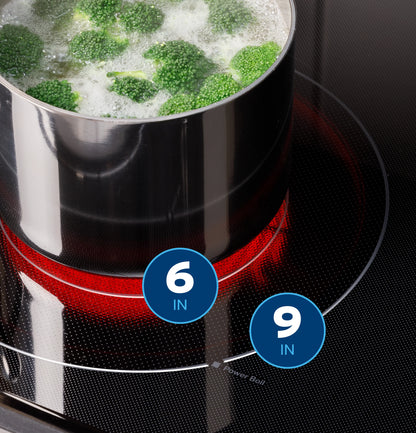 GRF600AVSS 30" Free-Standing Electric Convection Range with No Preheat Air Fry and EasyWash Oven Tray Stainless Steel