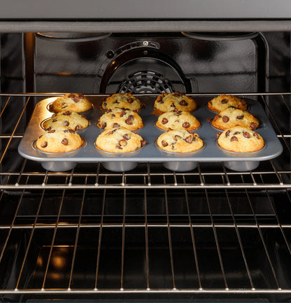 GRF600AVSS 30" Free-Standing Electric Convection Range with No Preheat Air Fry and EasyWash Oven Tray Stainless Steel