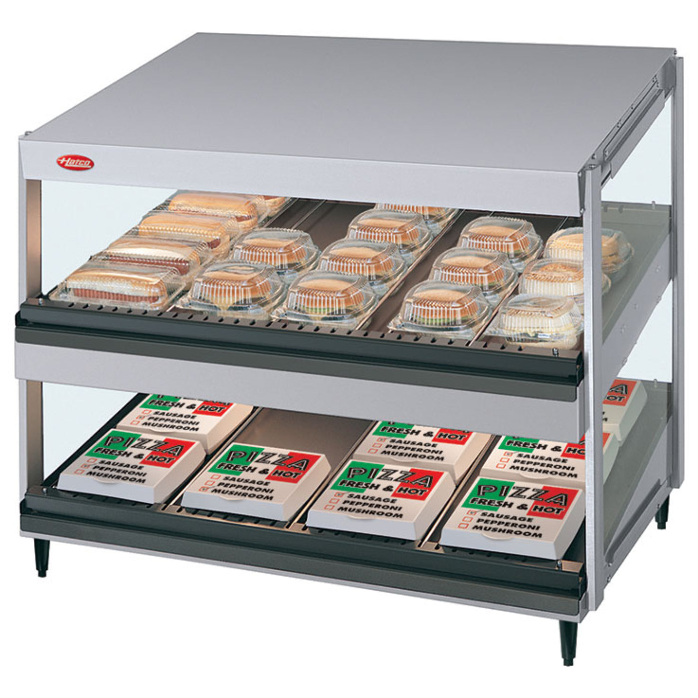Hatco  30" Glo-Ray Horizontal Merchandising Display Warmer - 120V/1530W - GRSDS/H-30D