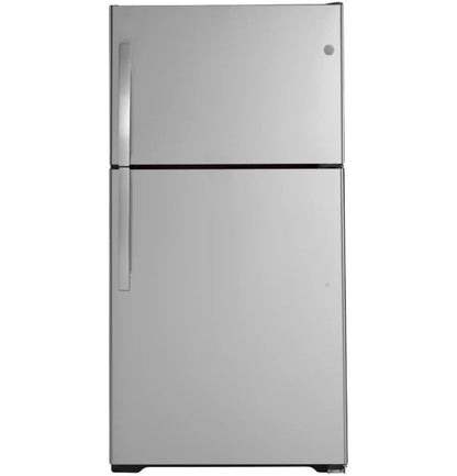 GE Appliances 21.9 Cu. Ft. Top-Stainless Steel - GTE22JSNRSS