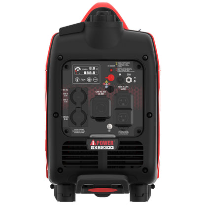 A-iPower 1800W/2300W Generator Gas Low THD Inverter CO Alert New - GXS2300i