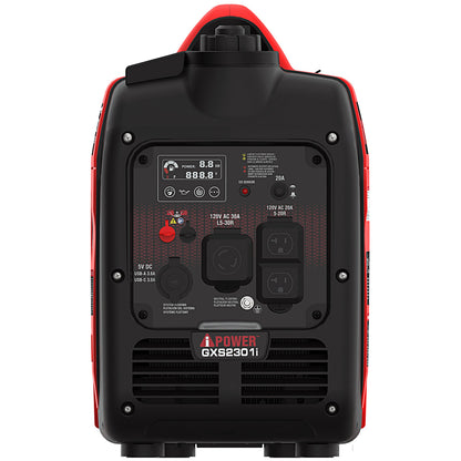 A-iPower 1800W/2300W Generator Gas Low THD Inverter CO Alert New - GXS2301i