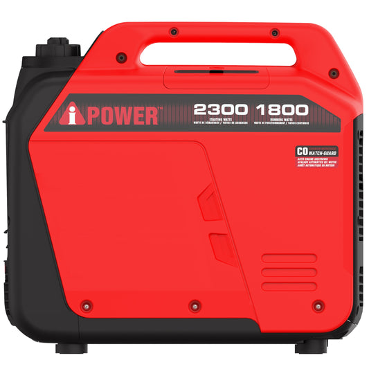 A-iPower 1800W/2300W Generator Gas Low THD Inverter CO Alert New - GXS2301i