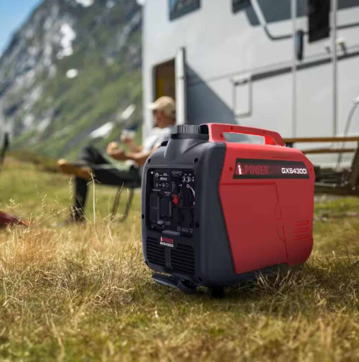 A-iPower 3450W/4300W Generator Gas Low THD Inverter CO Alert New - GXS4300i