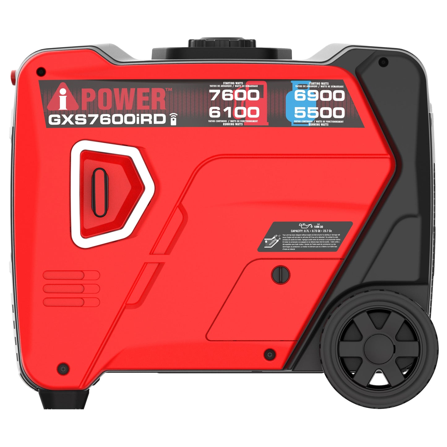 A-iPower 6100W/7600W Generator Dual Fuel Gas Propane Low THD Inverter CO Alert New - GXS7600iRD
