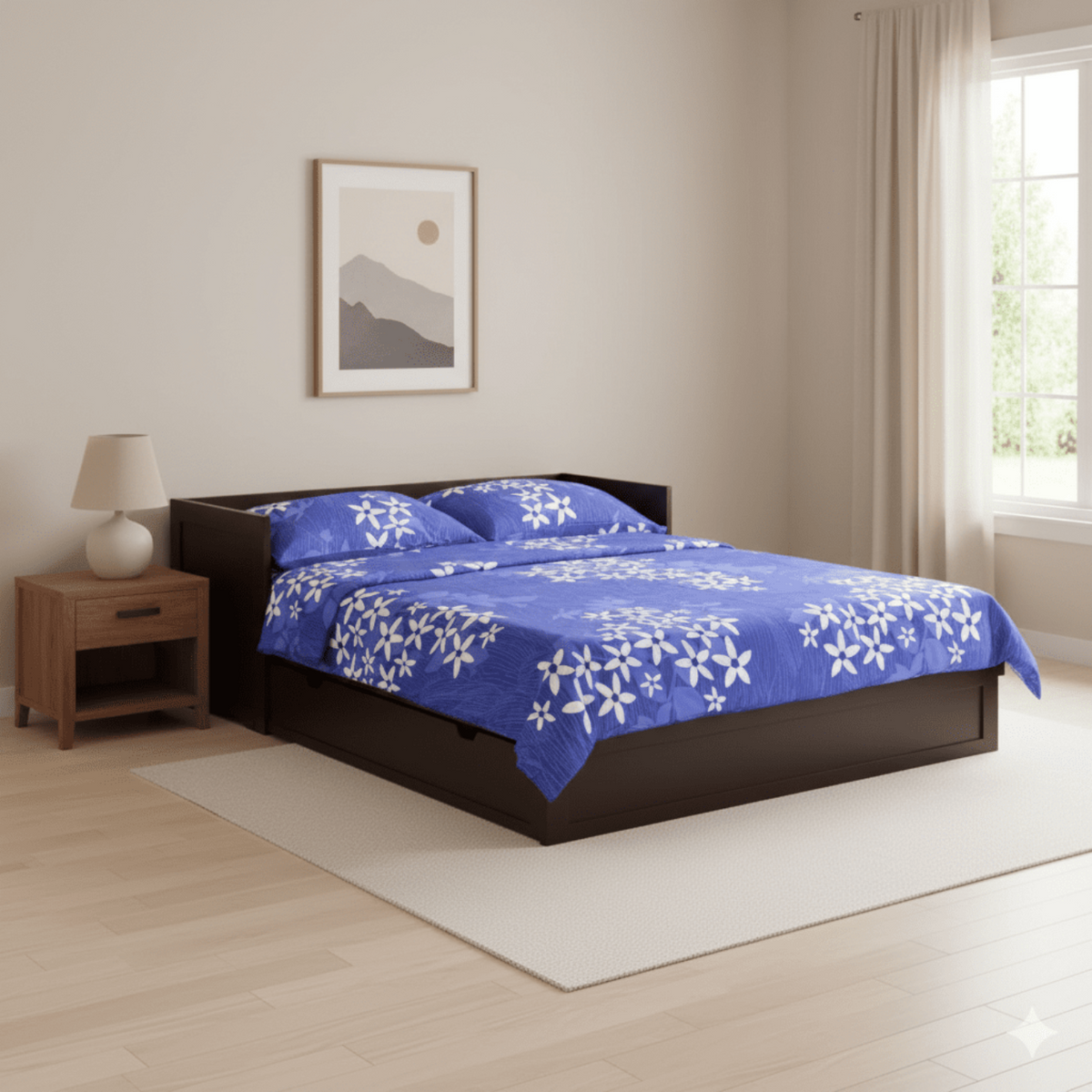 Night and Day Furniture Queen Murphy Cabinet Bed Cube - MUR-CUB-QEN-CH